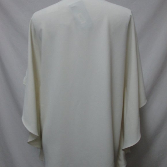 Lauren Ralph Lauren Blouse Flutter Sleeve Top Blouse NEW NWT Size Sz Medium Md M - Picture 9 of 14